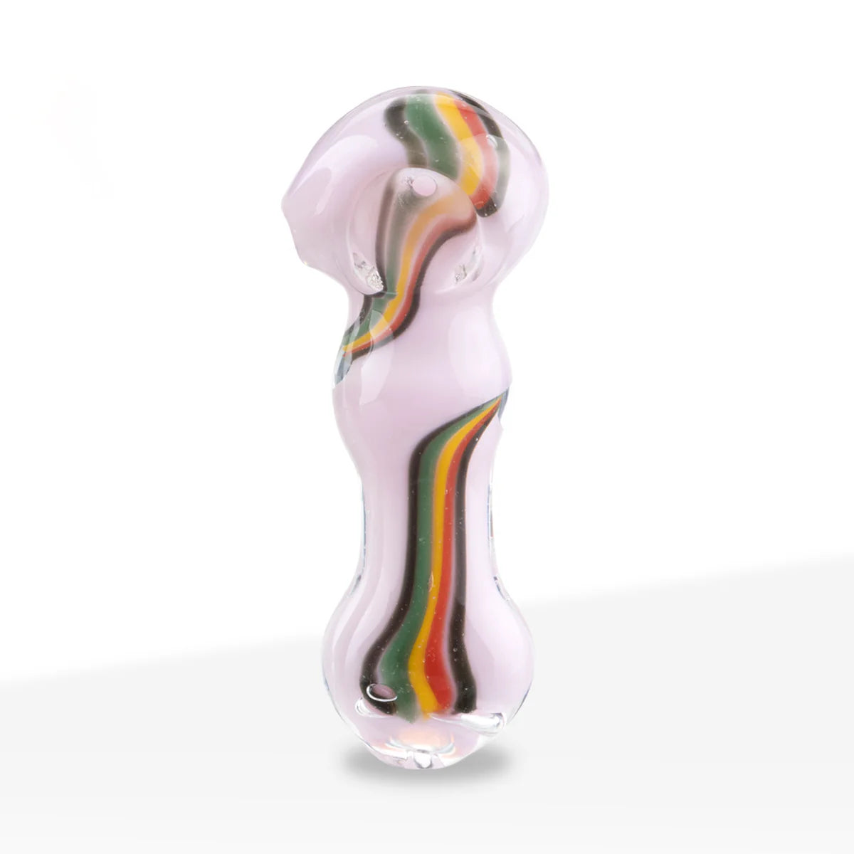 3.5" Milky Rasta Swirl Hand Pipe