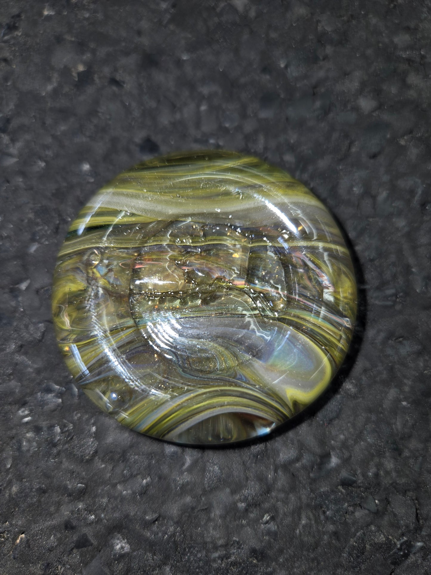 Cosmic Glass 2" Alaska Stamp Coaster