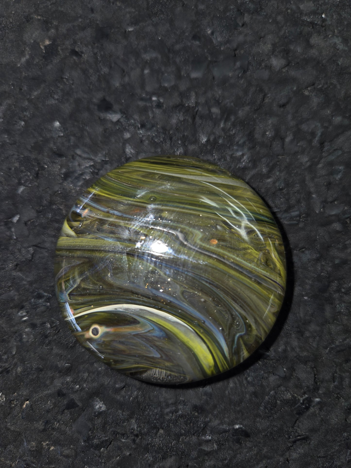 Cosmic Glass 2" Alaska Stamp Coaster