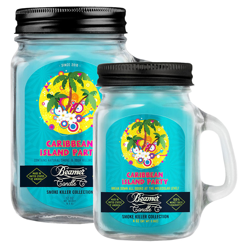 Mason Jar Candle | Caribbean Island Party