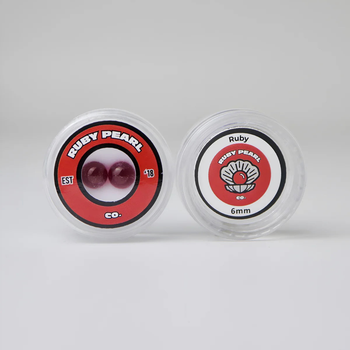 6mm Ruby Terp Pearls