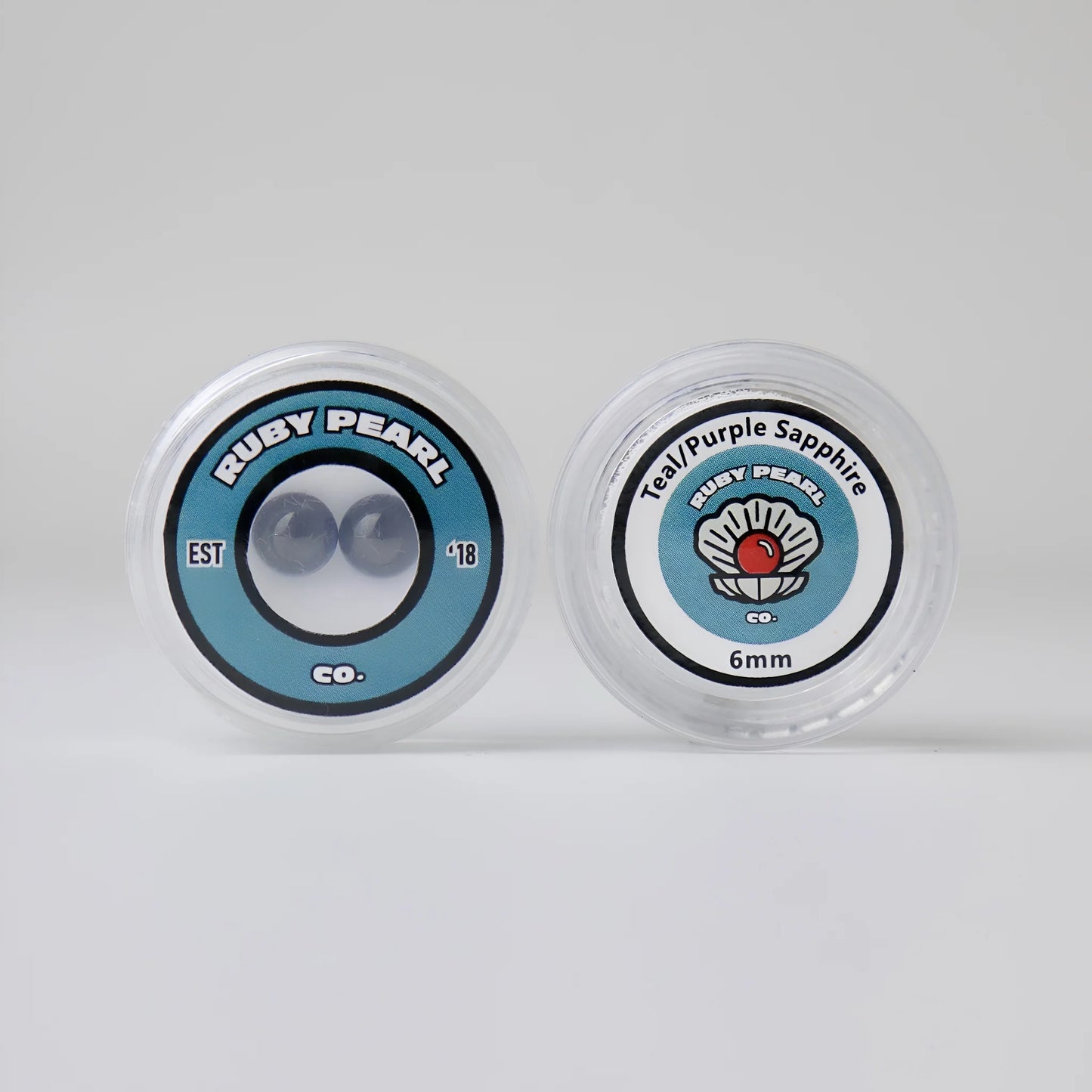 6mm Teal/Purple Sapphire Terp Pearls