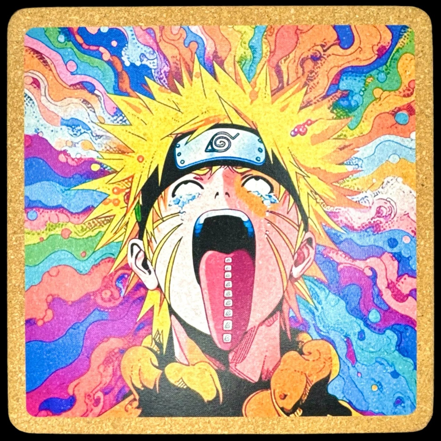 Mattitude Mats 7.25" Square- 9-Tab Naruto