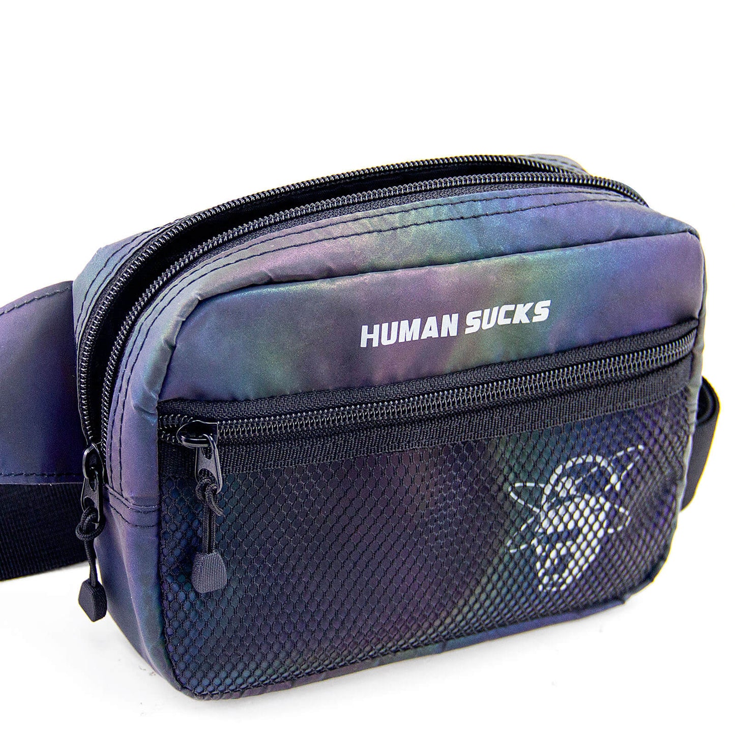 HUMAN SUCKS Reflect Fanny Pack