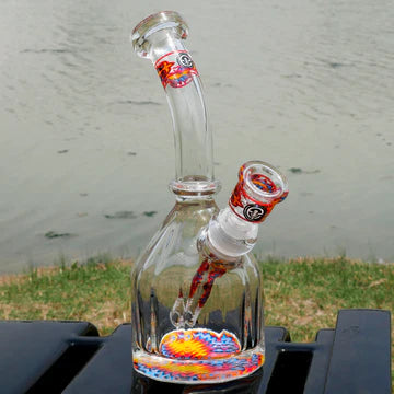 8" Fire & Ice 25mm Bent Neck Henny Pounder