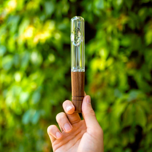Glass & Walnut Steamroller