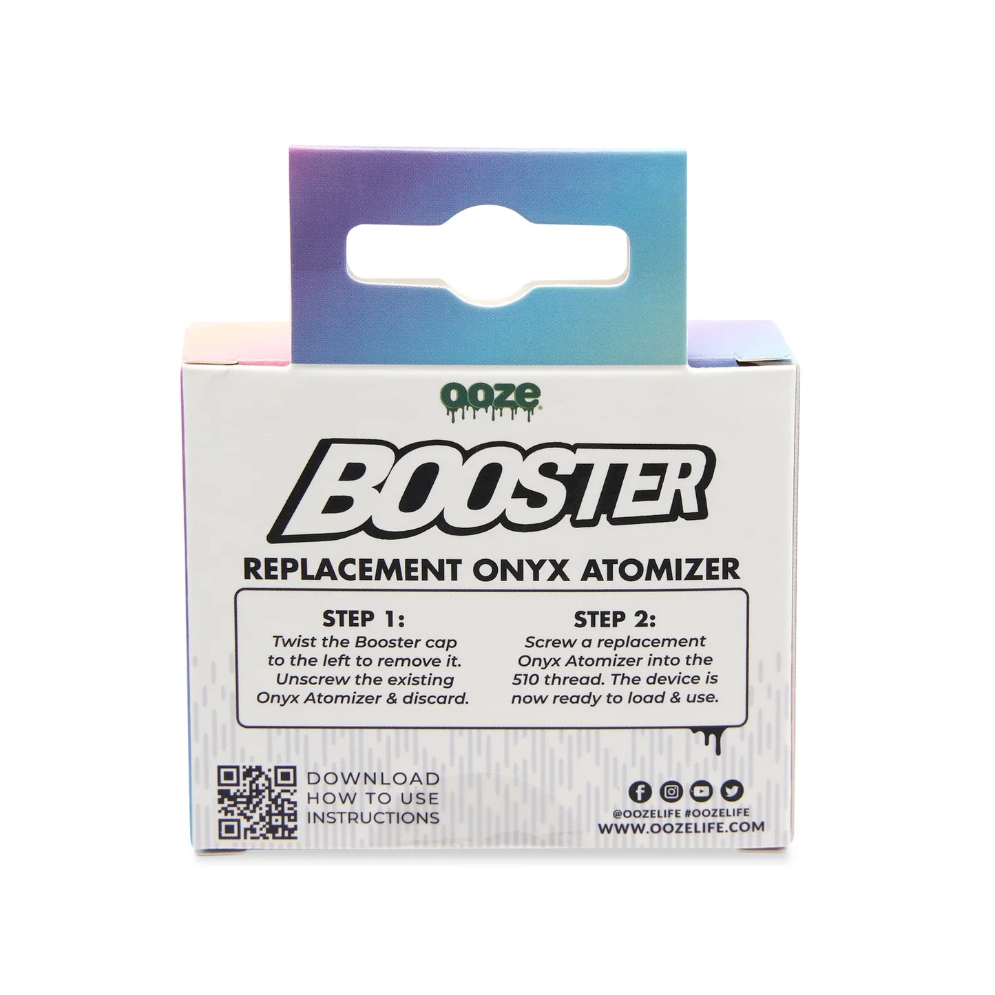 Ooze Booster Onyx Atomizer 2pk