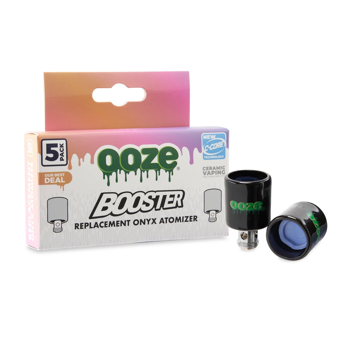 Ooze Booster Onyx Atomizer 5pk
