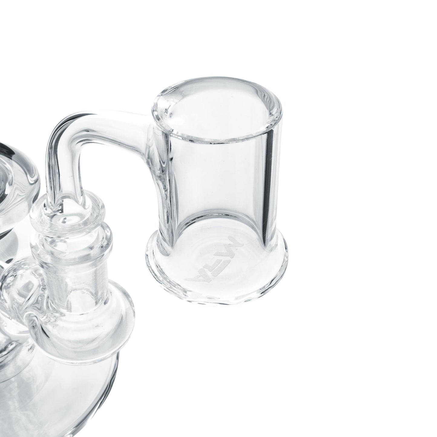 AFM Full Weld Bell Bottom Quartz Dab Banger – 3 mm Thick, 25 mm Bucket Nail for Concentrates