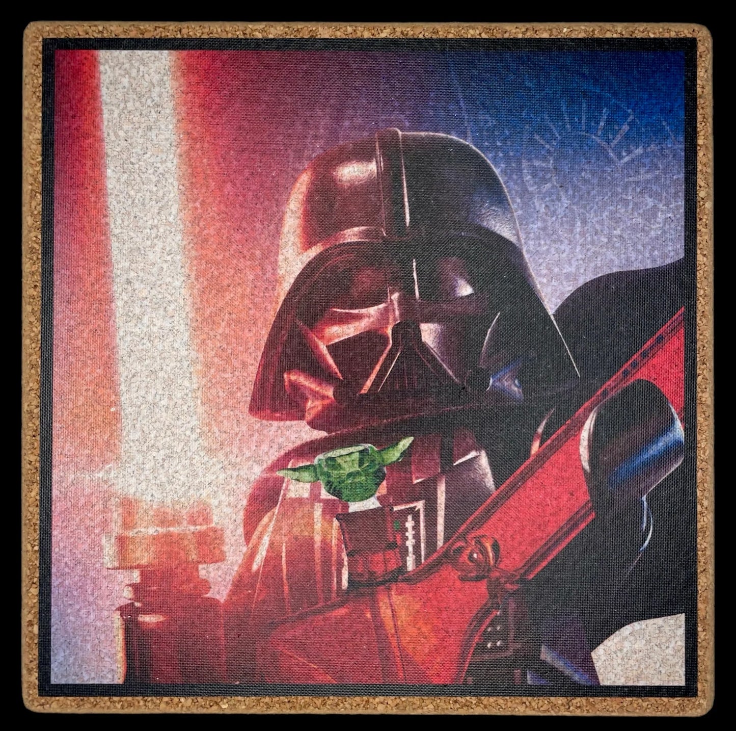 Mattitude Mats 7.25" Square- Darth and The Peace Pipe