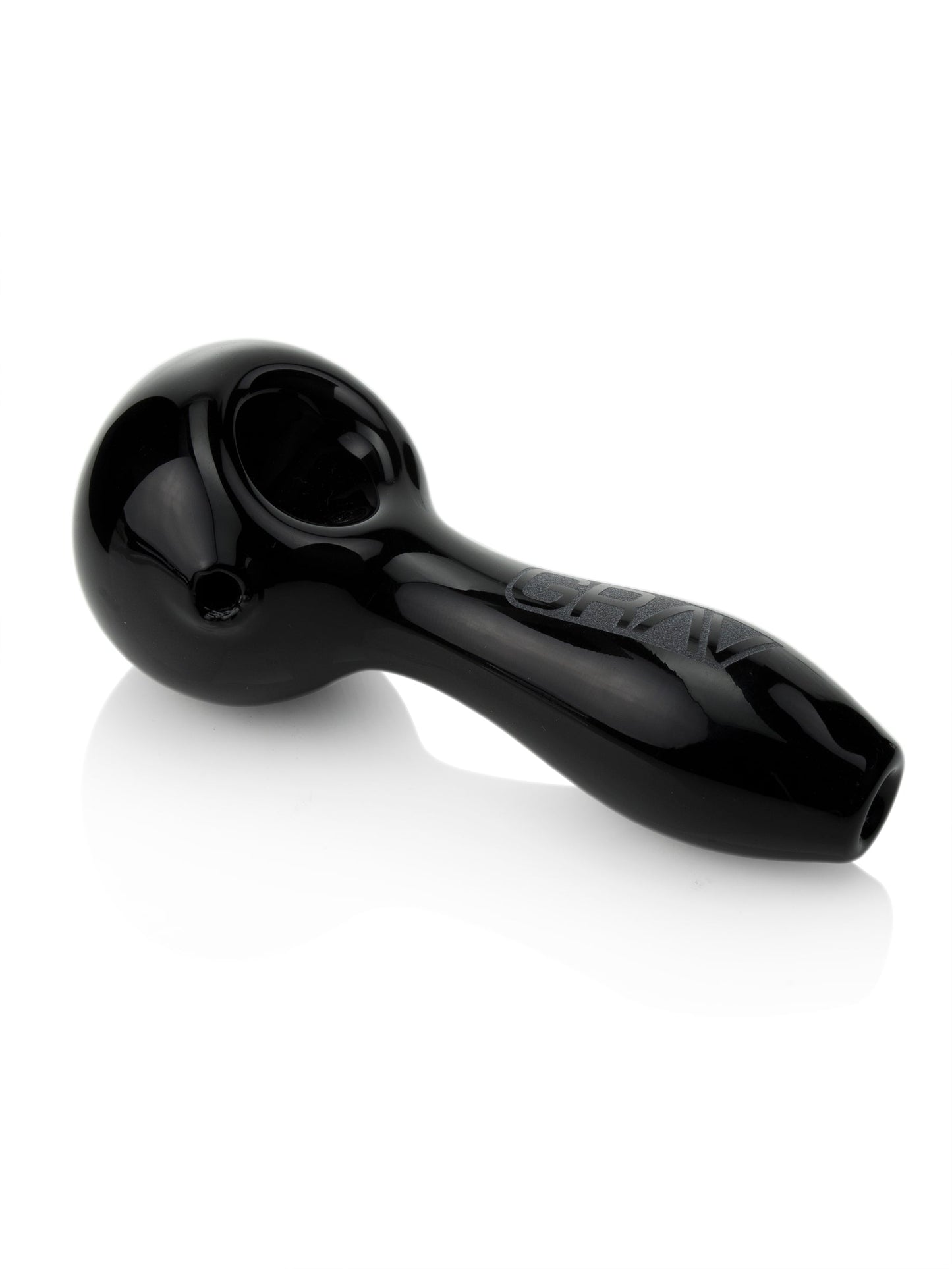 GRAV Classic Spoon Hand Pipe - Scientific Glass w/ Ash Catching Mouthpiece