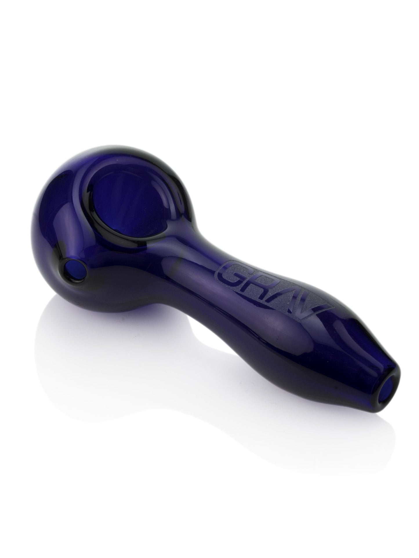 GRAV Classic Spoon Hand Pipe - Scientific Glass w/ Ash Catching Mouthpiece