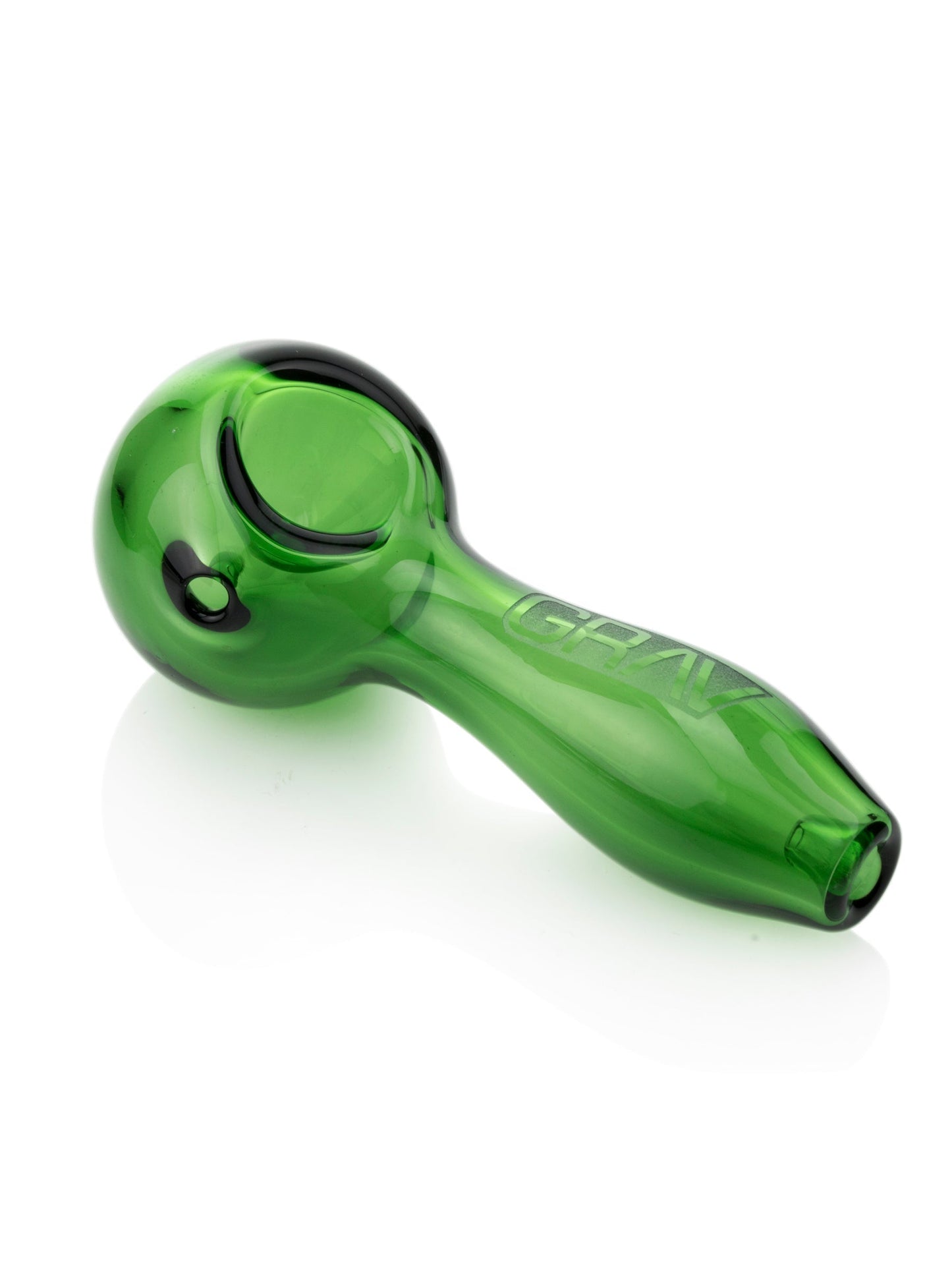 GRAV Classic Spoon Hand Pipe - Scientific Glass w/ Ash Catching Mouthpiece