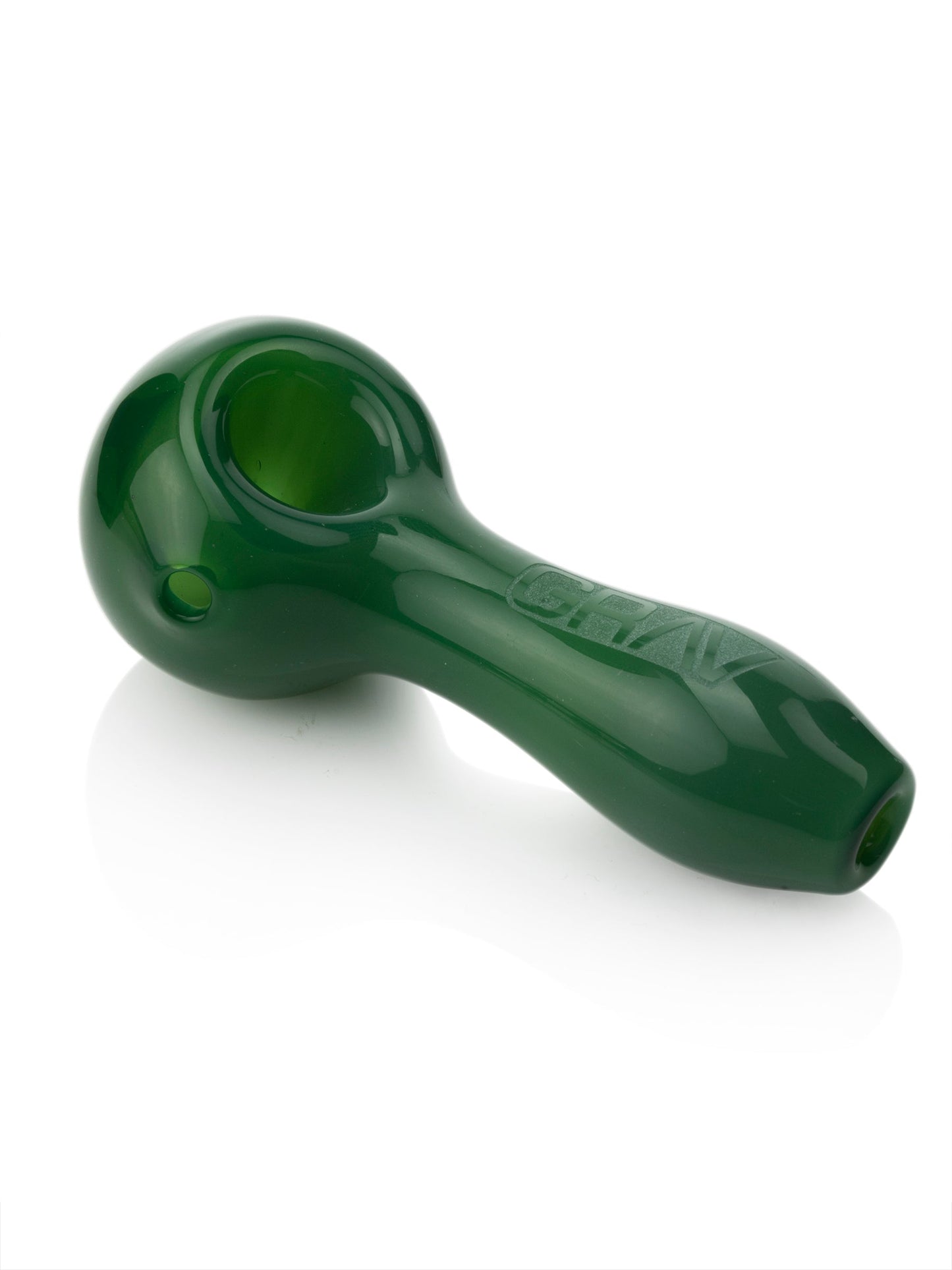 GRAV Classic Spoon Hand Pipe - Scientific Glass w/ Ash Catching Mouthpiece