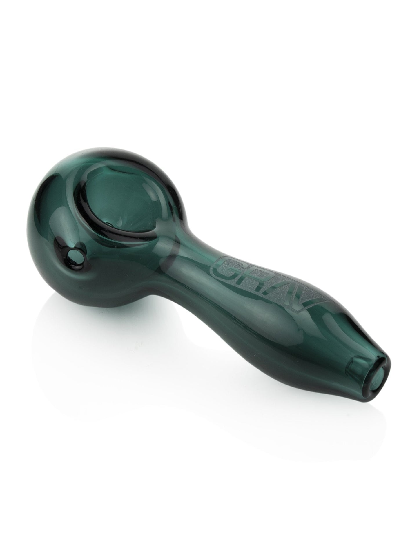 GRAV Classic Spoon Hand Pipe - Scientific Glass w/ Ash Catching Mouthpiece