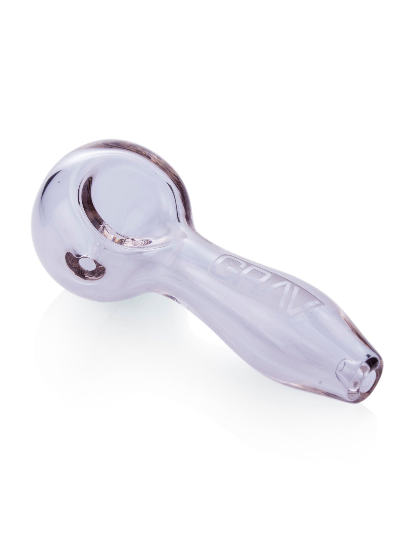 GRAV Classic Spoon Hand Pipe - Scientific Glass w/ Ash Catching Mouthpiece