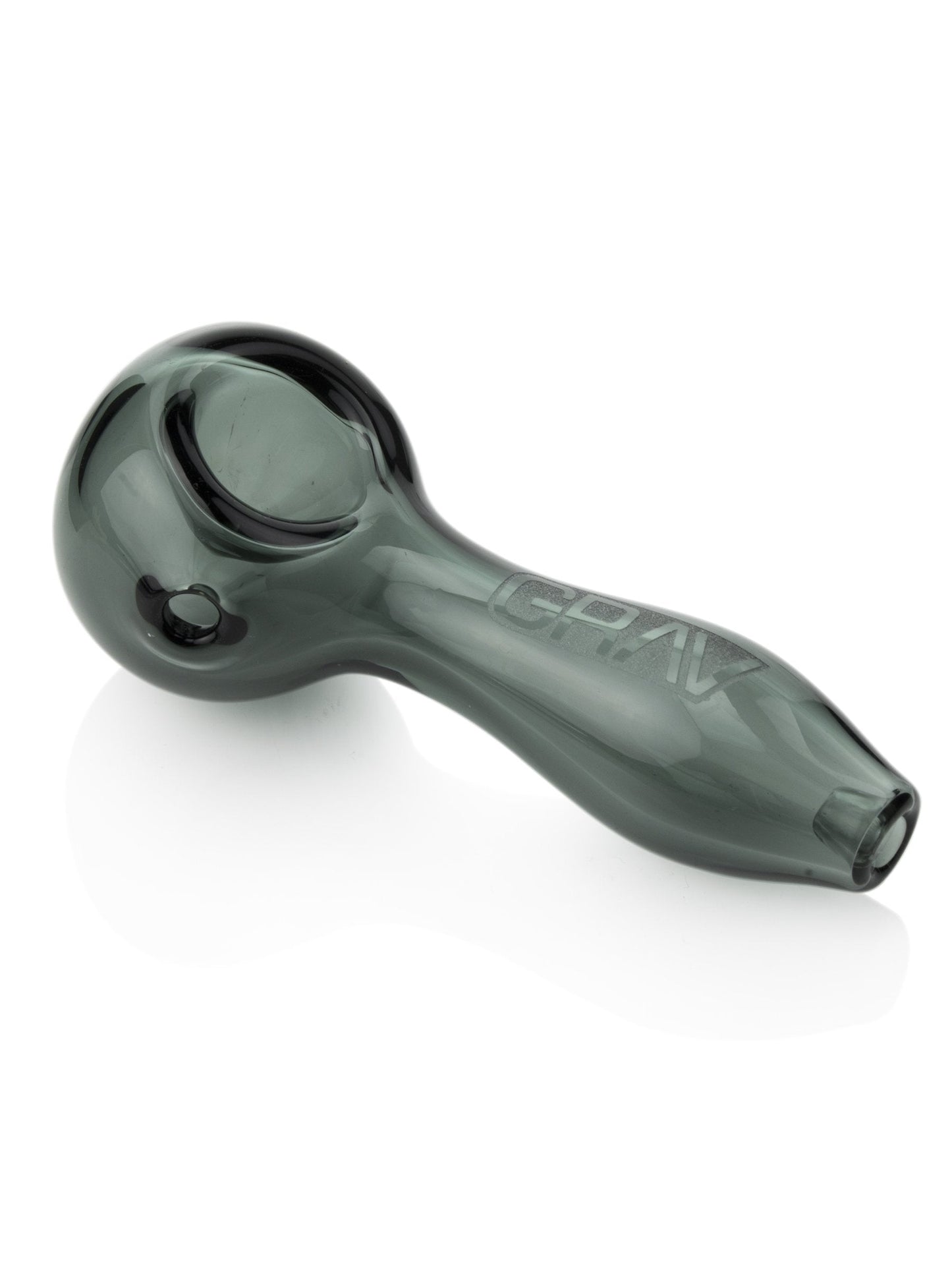 GRAV Classic Spoon Hand Pipe - Scientific Glass w/ Ash Catching Mouthpiece