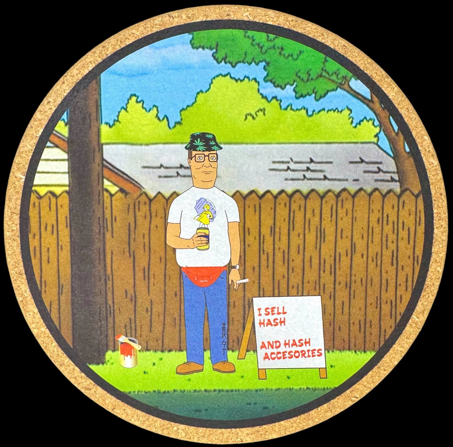 Mattitude Mats 7" Round- Hank Skrillz