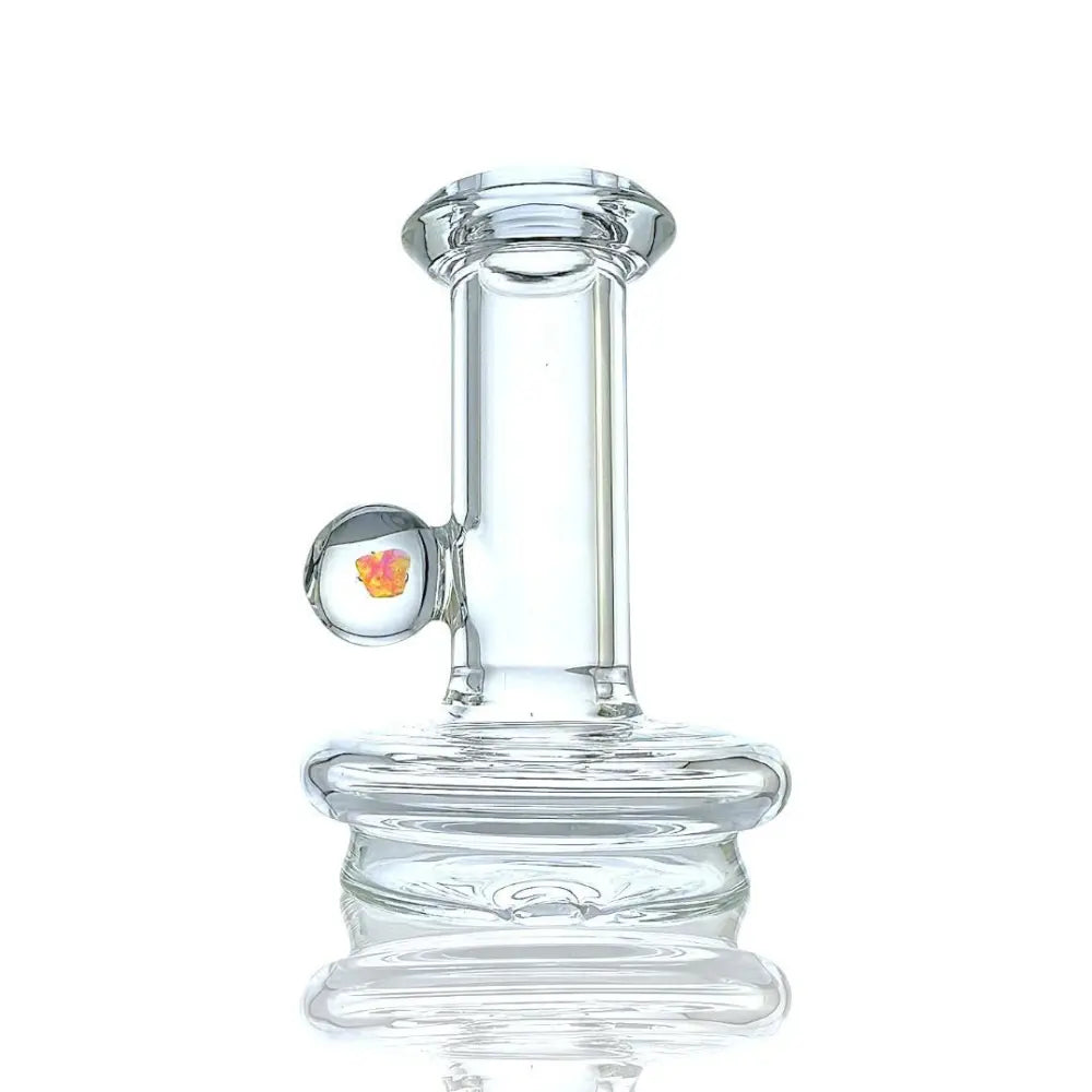 Opal Dry Top Puffco Peak Attachment by Iridescent Glass
