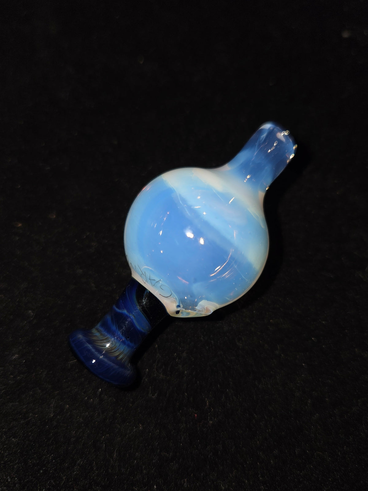 Garner Glass Bubble Cap - Secret White/Irrid