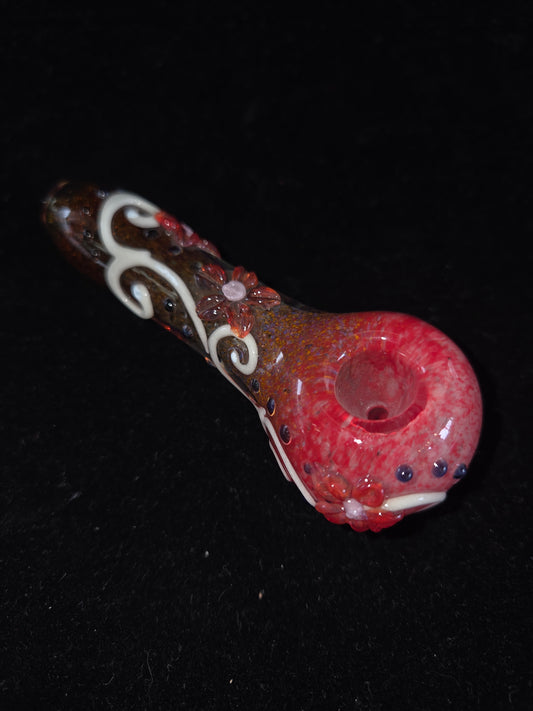 Lyric Glass Flower Spoon Pipe