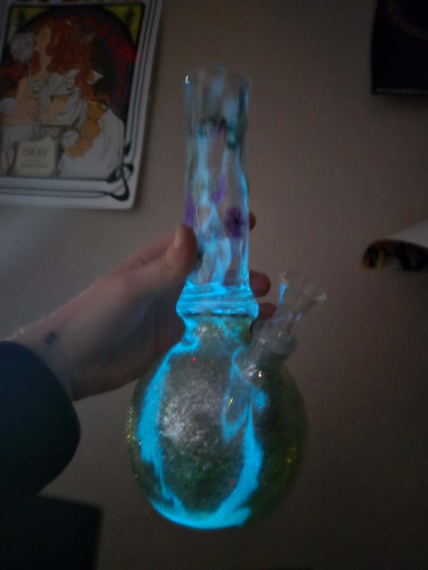 Oregon Made Glass Round Bottom 10" Tubes - Fixed Stem