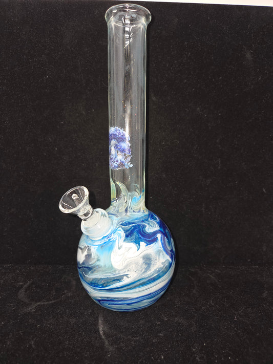 Oregon Made Glass Round Bottom 10" Tubes - Downstem