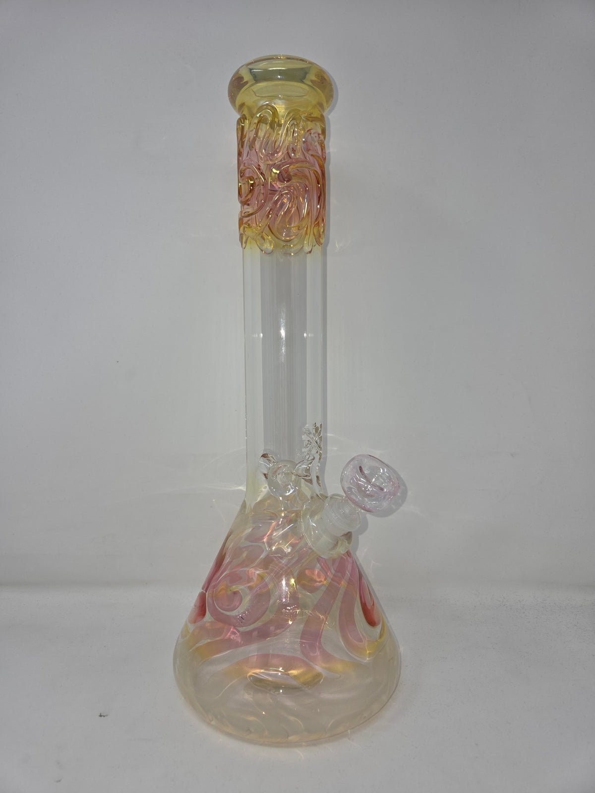 16" 50x5 Clear Gold/Silver Fumed Beakers