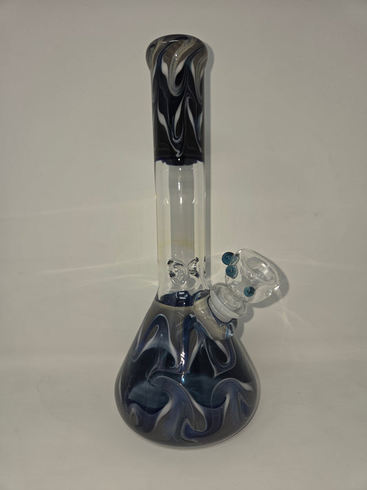 9" 32x4 Clear Full Color Beakers