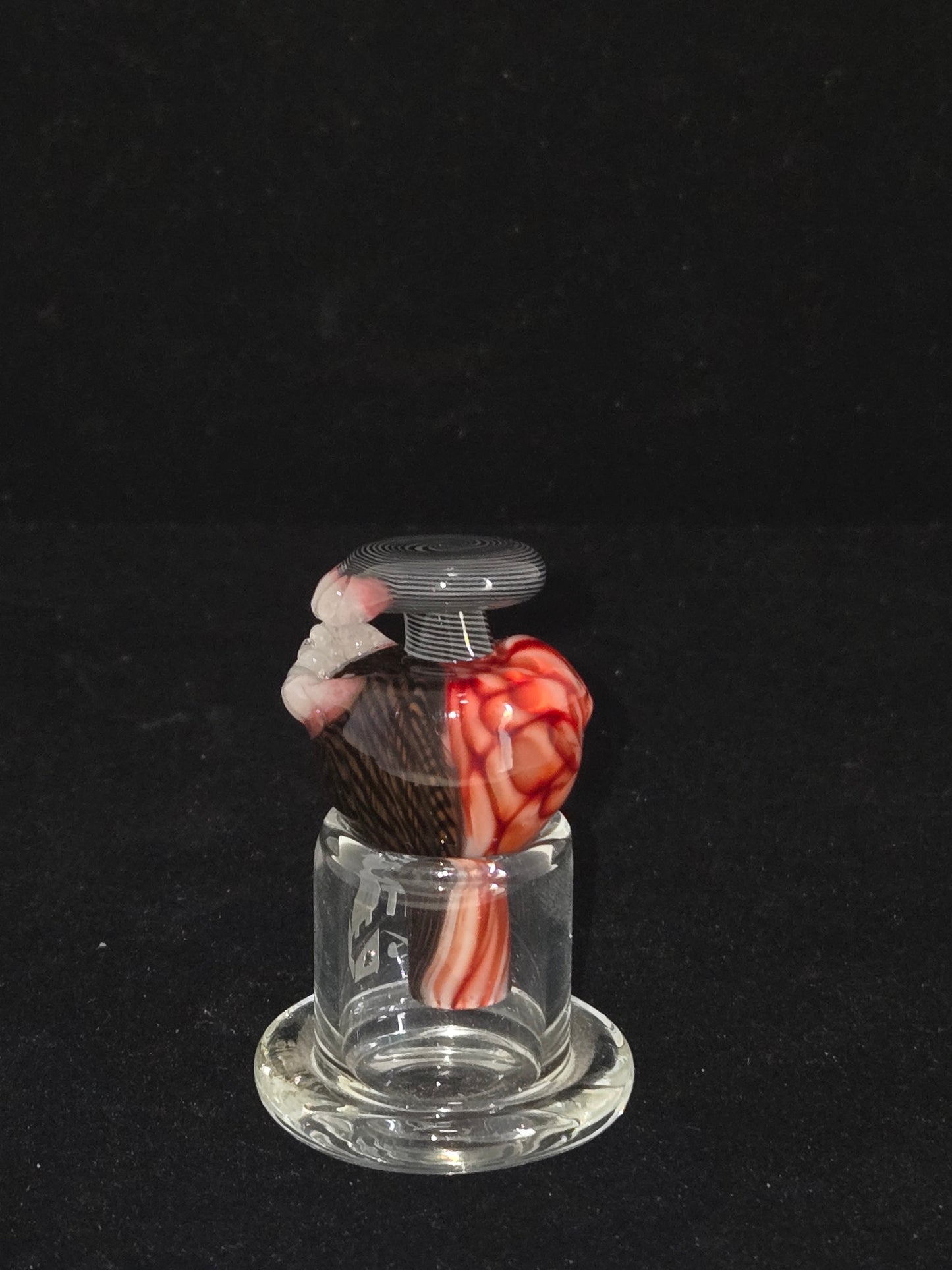 Worked Bubble Caps w/Teeth