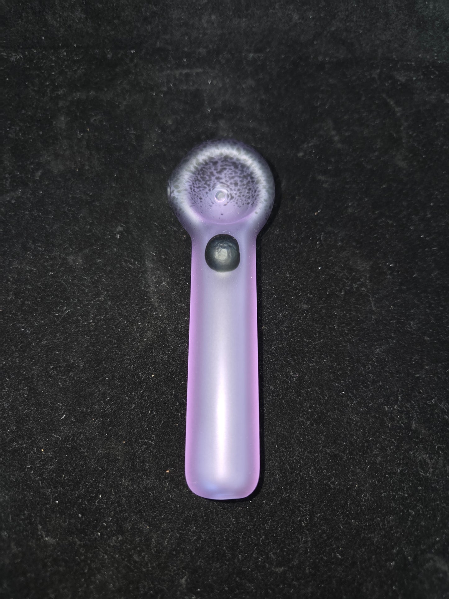 JFG Frosted Frit Head w/ Marble Spoon Pipes