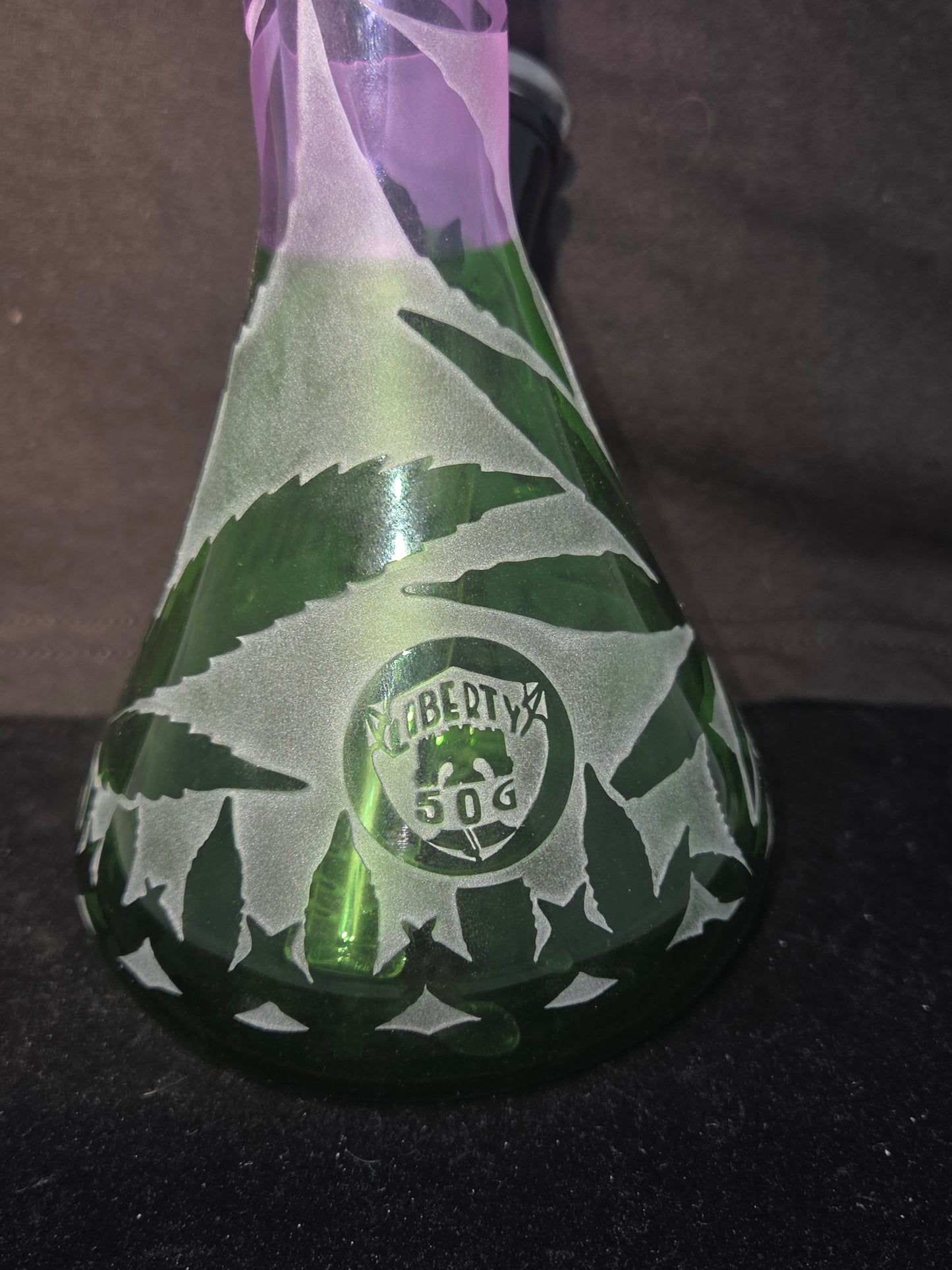 Wil Glass x Liberty 50G Sandblasted "BFN" Beaker