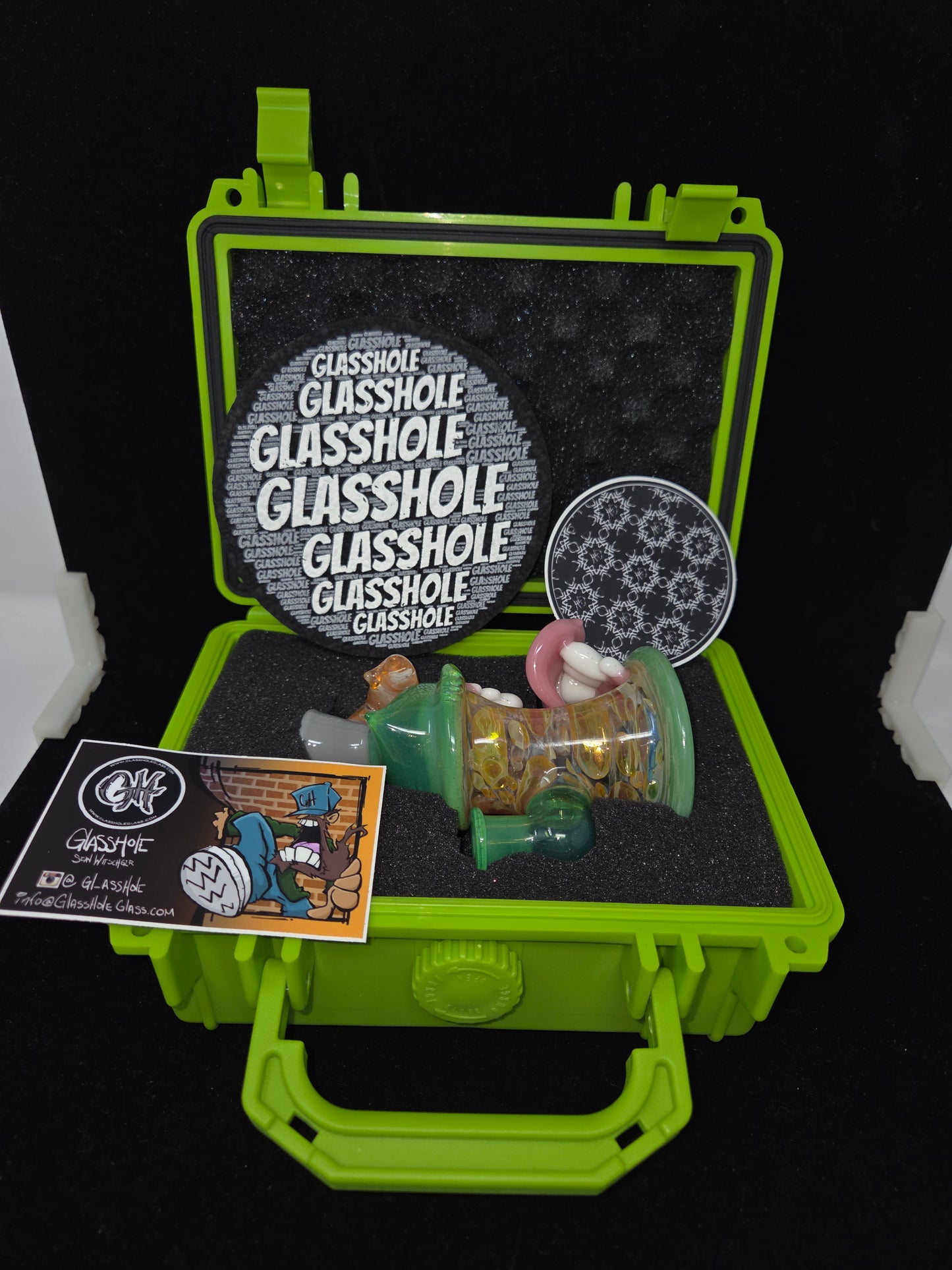 StruveGlass x GlassHole Collab Fume & Green Can