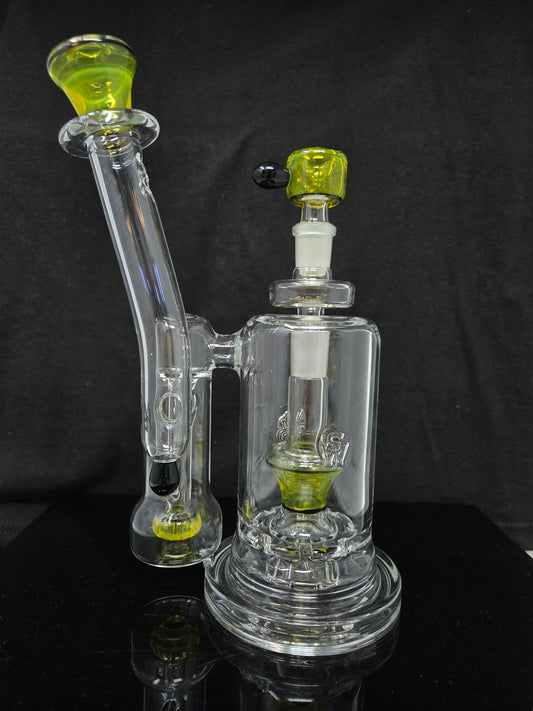 SlugWorth Glass Top Hat Double Bubblers