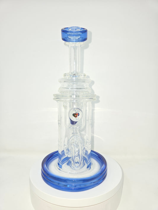 Bronx Glass Klein Incycler - Cobalt