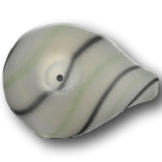 White Teardrop Handpipe