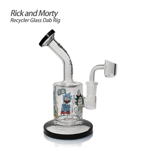 Rick and Morty Glass Dab Rig