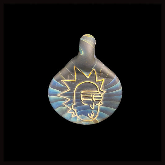 Dawg House Glass Sandblasted Pendant