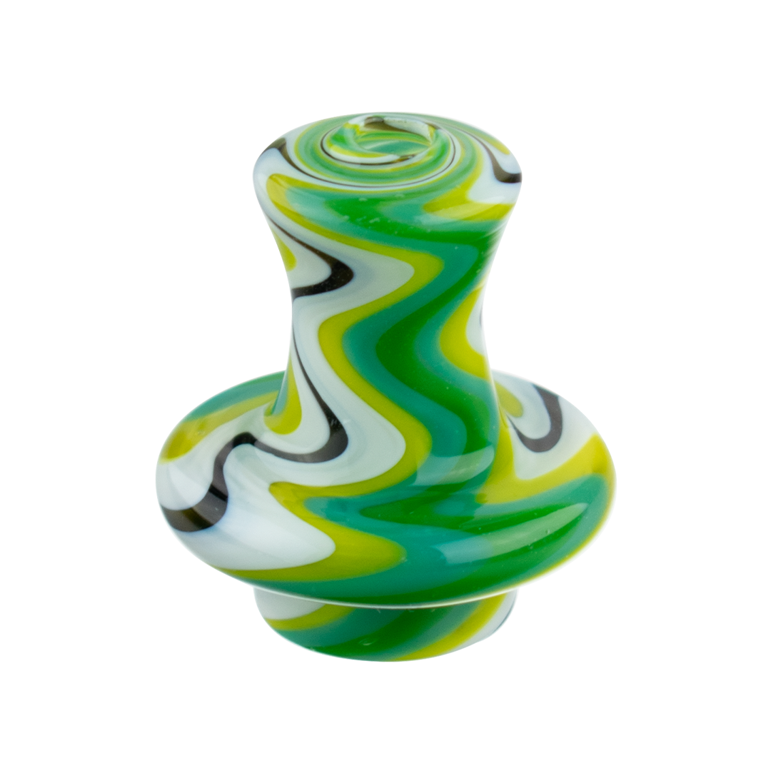 Green Swirl Cap + 2 pearls (BX155A)