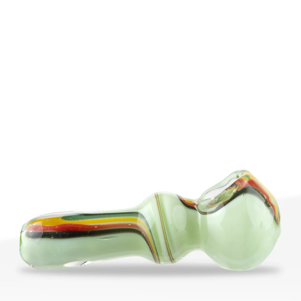 3.5" Milky Rasta Swirl Hand Pipe