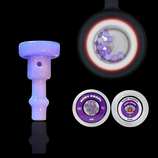 Joystick Cap for Puffco Peak by Tokr Glass + Pearls