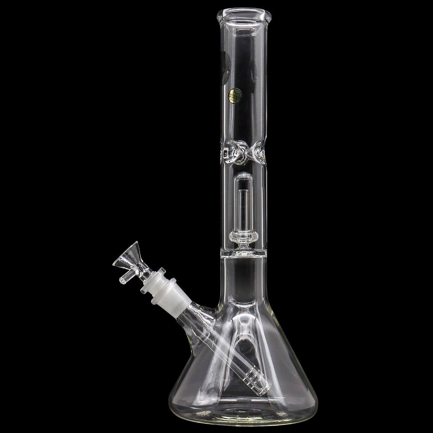 "Champ" Single or Double Showerhead Perc Beaker Bong