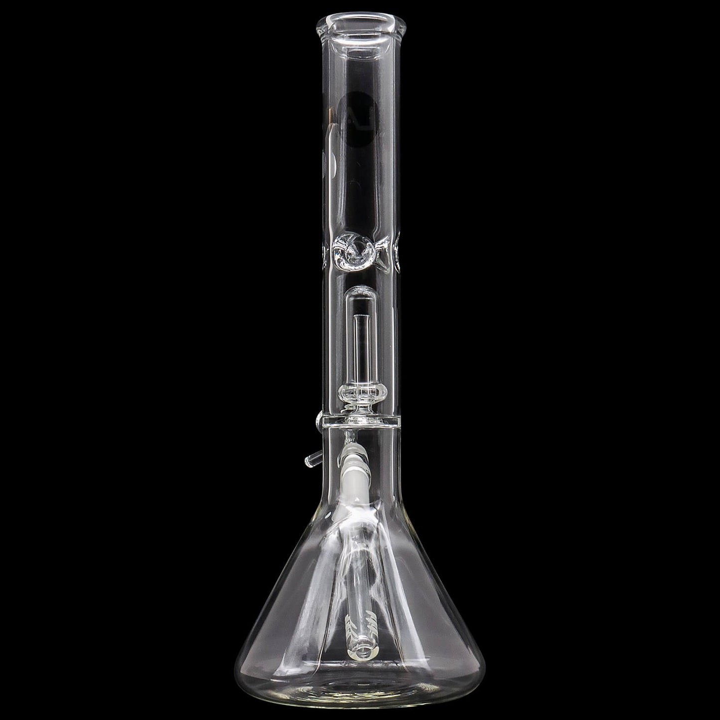 "Champ" Single or Double Showerhead Perc Beaker Bong
