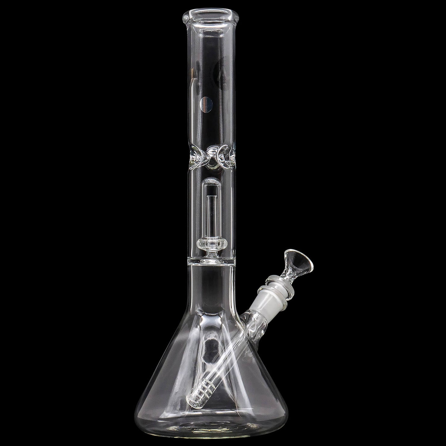 "Champ" Single or Double Showerhead Perc Beaker Bong