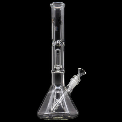 "Champ" Single or Double Showerhead Perc Beaker Bong
