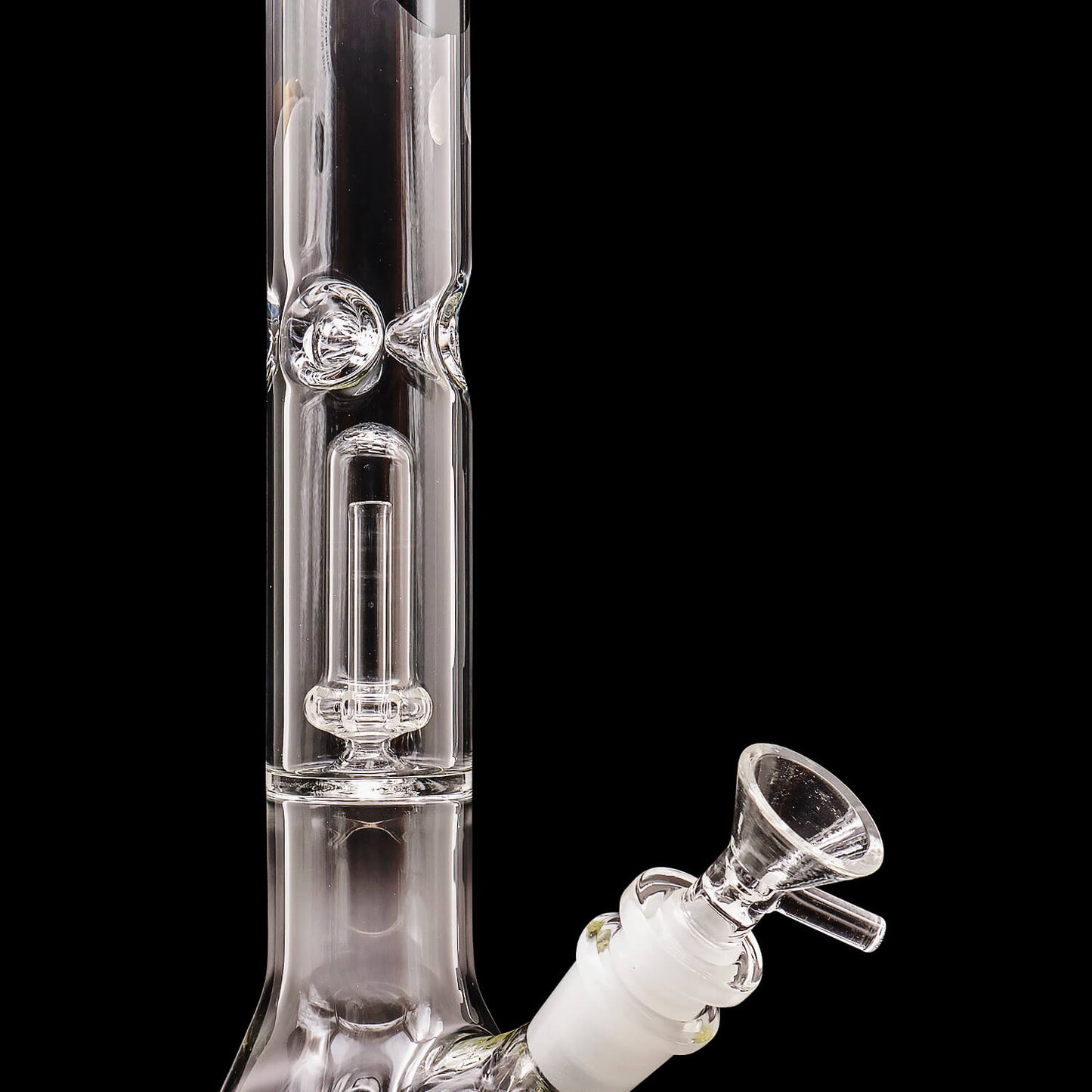 "Champ" Single or Double Showerhead Perc Beaker Bong