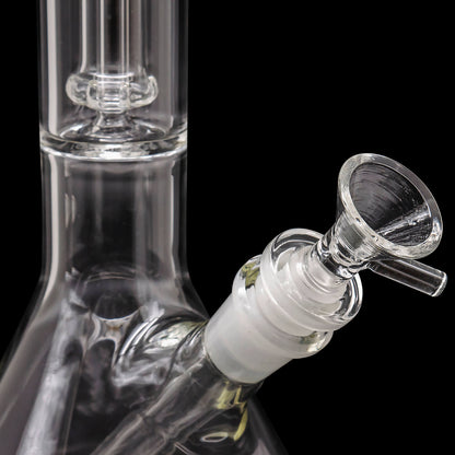 "Champ" Single or Double Showerhead Perc Beaker Bong