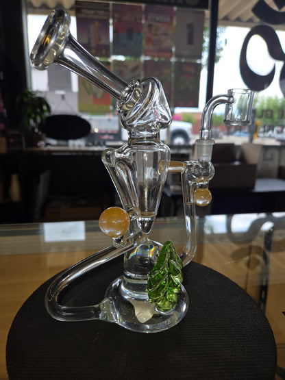 Symetrik Glass Clear Recycler w Leaf