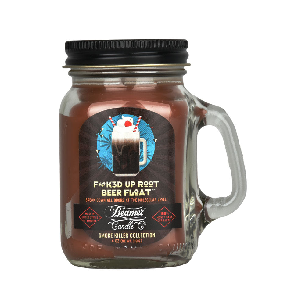 Mason Jar Candle | F*#K3D Up Root Beer Float