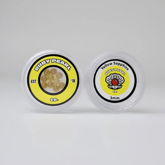 3mm Yellow Sapphire Terp Pearls